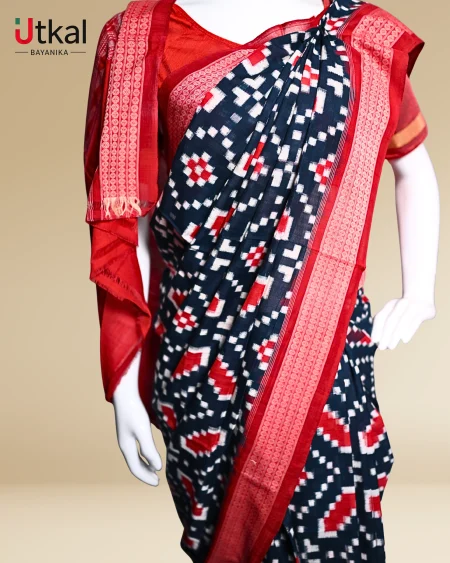 Kiaaron Sambalpuri Ikat Saree.